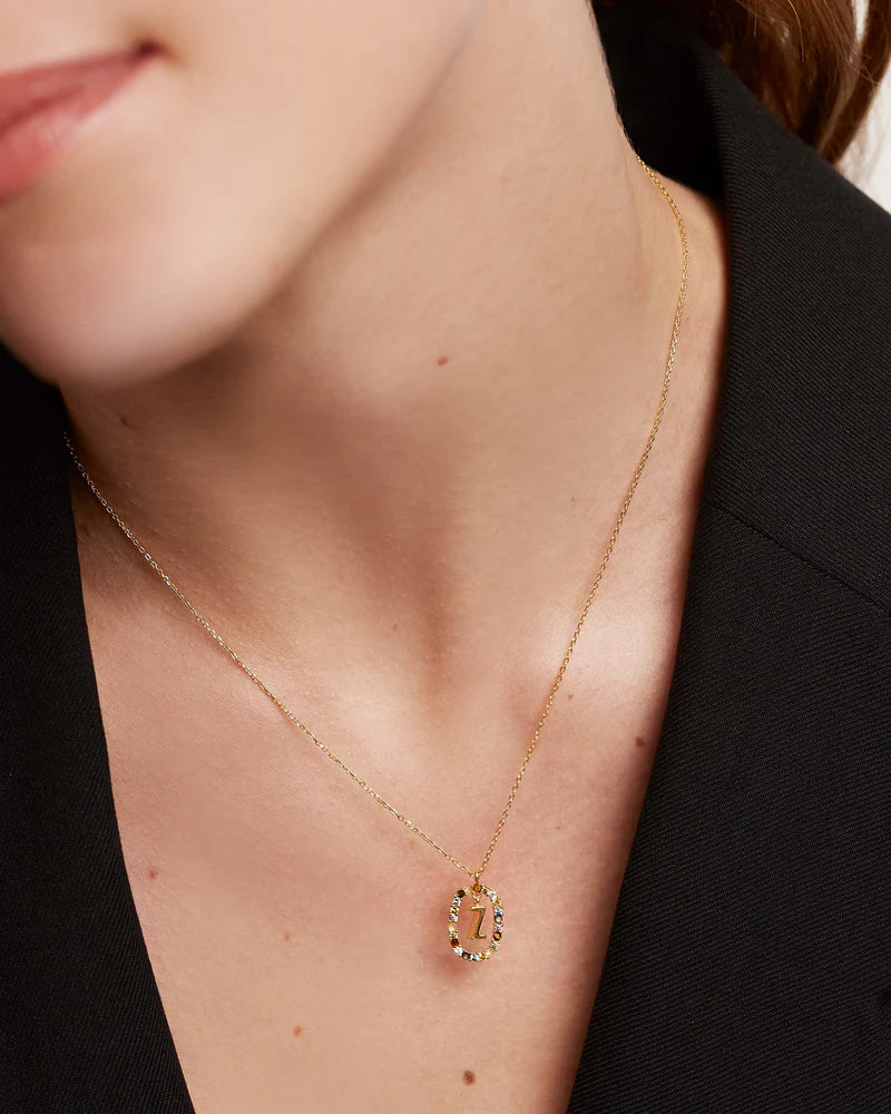 Golden Hour Letter Necklace