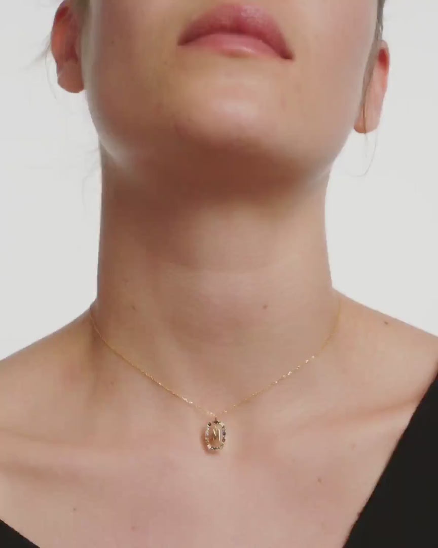 Golden Hour Letter Necklace